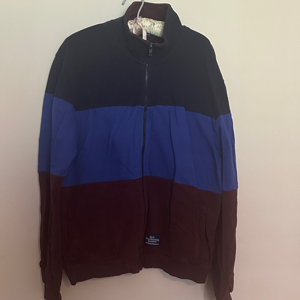 Quartersnacks x street machine Colorblock Full-Zip Men's Sweater Jacket